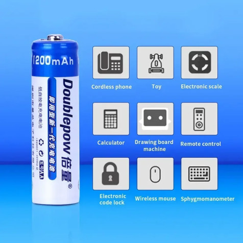 Doublepow NI-MH 1.2V 1200mAh AA Rechargeable Battery