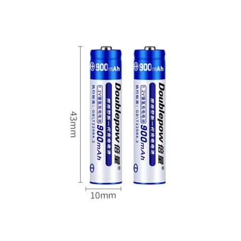 Doublepow NI-MH 1.2V 900mAh AAA Rechargeable Battery