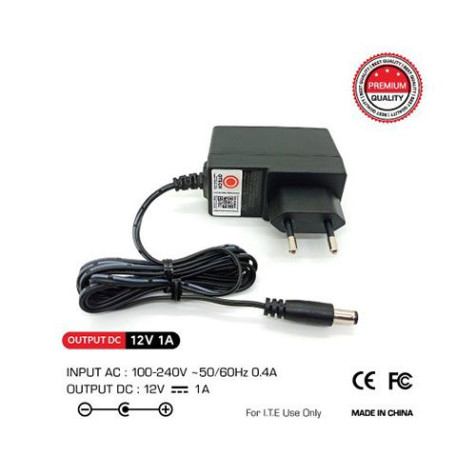OTECH AC/DC Adapter DC 12V 1A (EU Type)
