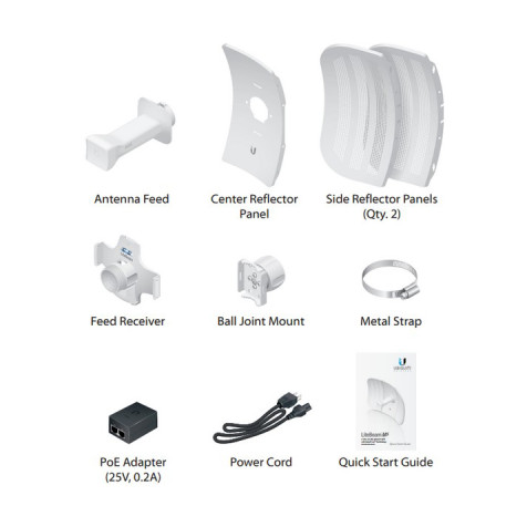Ubiquiti LBE-M5-23 airMAX LiteBeam M5 100+ Mbps Wireless Radio Link