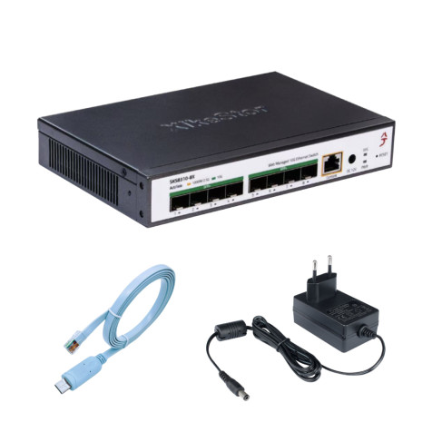 XikeStor 8-Port 10G SFP+ L3 Web Managed Ethernet Network Switch