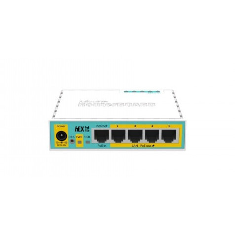 MikroTik hEX PoE lite (RB750UPr2) PoE Router